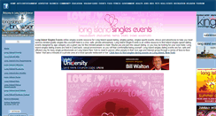 Desktop Screenshot of longislandsinglesevents.com